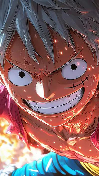 Luffy Gear 5 1080P 2K 4K 5K UHD Wallpaper - One Piece Free download for mobile phone and iphone