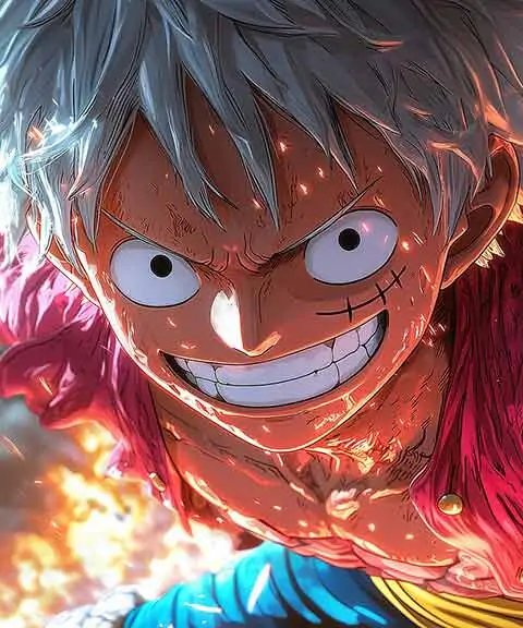 Luffy Gear 5 1080P 2K 4K 5K UHD Wallpaper - One Piece Free download for desktop and laptop