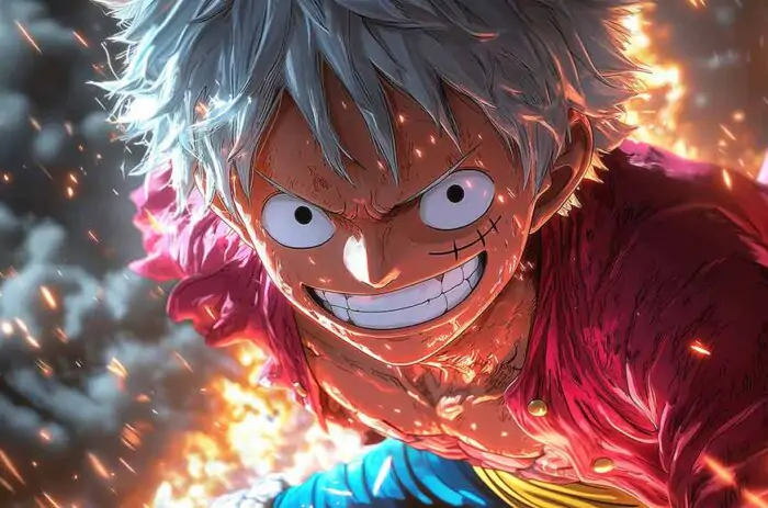 Luffy Gear 5 1080P 2K 4K 5K UHD Wallpaper - One Piece Free download for desktop and laptop