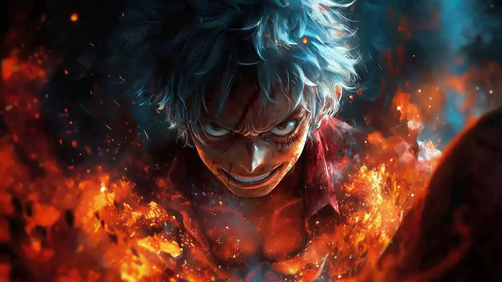 Luffy Gear 5 wallpaper 4k Ultra HD Bleach anime Free download for Desktop and laptop