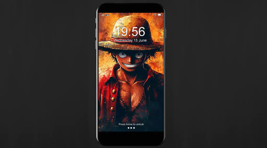 Monkey D Luffy Abstract Wallpaper 4k - Dark One Piece Art Free download for mobile phone and iphone