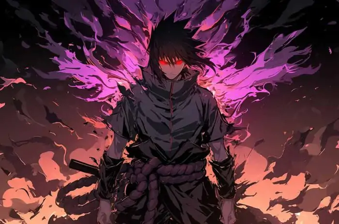 Sasuke Susanoo Wallpaper 4K Naruto Anime HD Background Free for desktop and laptop