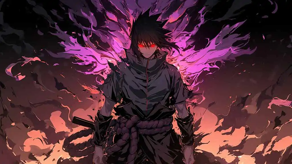 Sasuke Susanoo Wallpaper 4K Naruto Anime HD Background Free for desktop and laptop