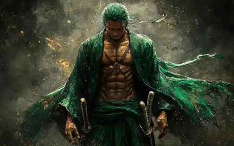 Roronoa Zoro 4K Wallpaper - Epic One Piece Anime HD Background Free Download for desktop and mobile phone and iphone