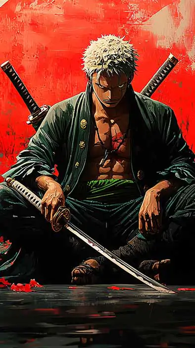 Zoro wallpaper 4k HD One Piece anime Free download backgroud for mobile phone and iphone