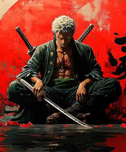 Zoro wallpaper 4k HD One Piece anime Free download backgroud for Desktop and laptop