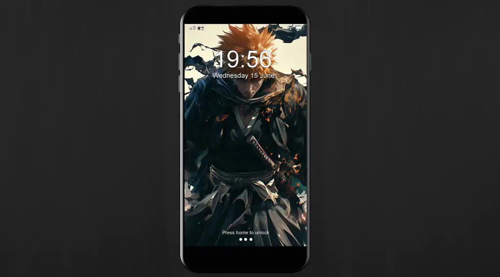 Bleach Ichigo Kurosaki fond d'écran 4K HD avec son Zanpakuto haute qualité pour bureau et mobile