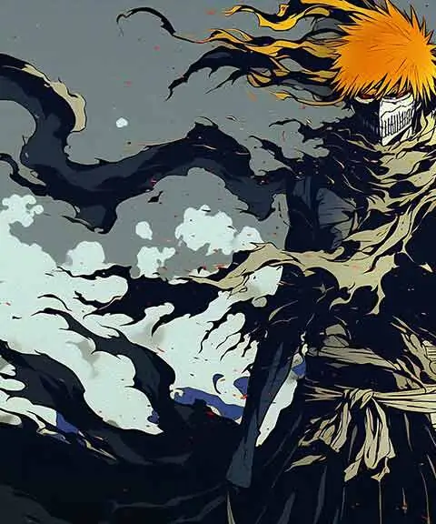 Fond d'écran 4K Ichigo Hollow Bankai Bleach HD gratuit