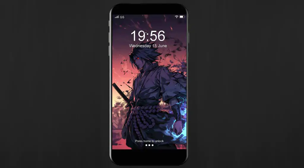 Naruto Sasuke Uchiha 4K wallpaper with Chidori lightning and red Sharingan eyes Naruto anime HD background for desktop and mobile