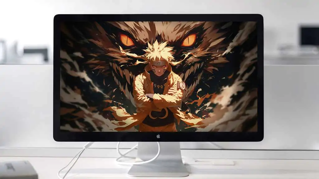 Naruto Uzumaki Kurama Nine Tails Chakra Mode 4K HD Wallpaper – Naruto Shippuden Anime Free Download