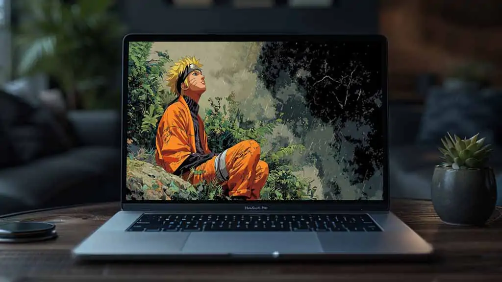 Naruto Uzumaki Sitting in Rain 4K Wallpaper, Aesthetic Naruto Nature Anime Free Download 441