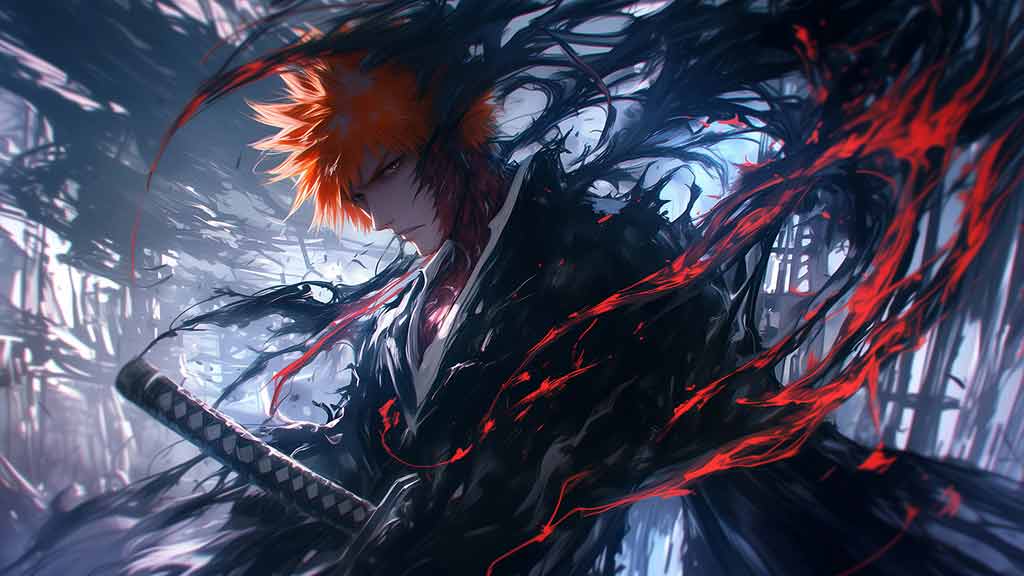 Ichigo Bankai Bleach Wallpaper 4K Ultra HD Free Download