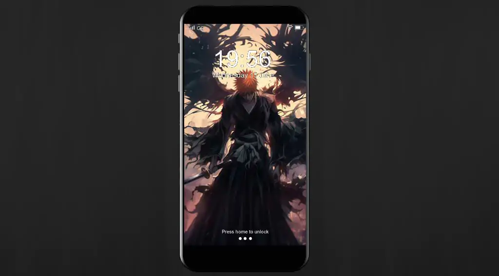 Fond d'écran Ichigo Bankai 4K Ultra HD gratuit Illustration Bleach pour ordinateur de bureau et mobile.