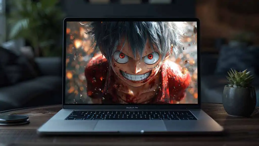 VFond d'écran incroyable Luffy Gear 5 en 4K Découvrez l'intensité féroce de la transformation légendaire de One Piece. Téléchargement gratuit pour PC et mobile