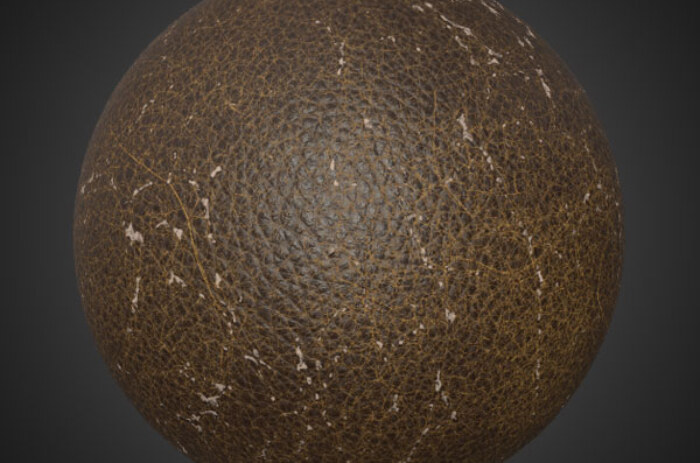 3D Game Asset Store - Worn Old Damaged Fabric Leather Seamless PBR Texture