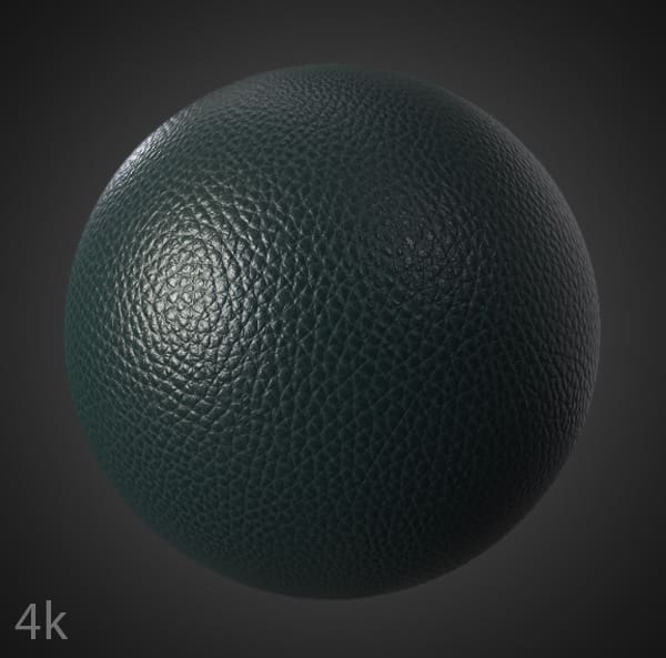 Green Leather PBR Texture