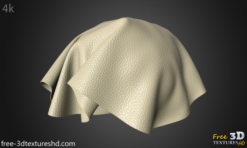 Damaged Black Leather 3D Texture Fabric Cuir PBR High Resolution