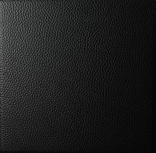 Black Leather Material Texture. Stock Photo, Picture and Royalty