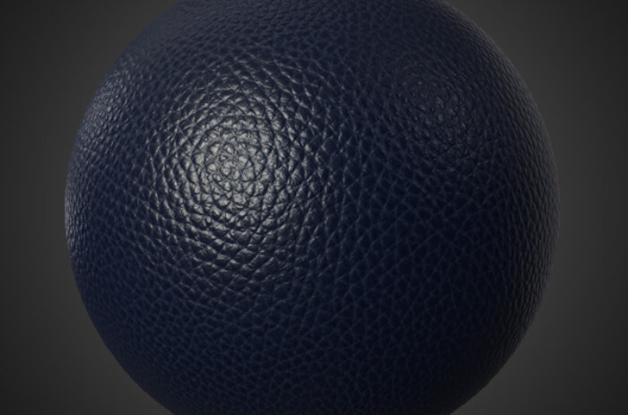 Cracked Skin Leather PBR Texture - A23D