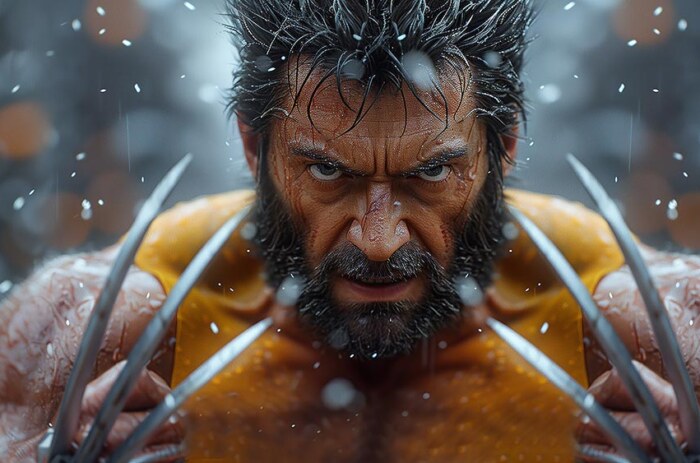 Wolverine in the Snow wallpaper 4K HD for PC Desktop mac laptop mobile iphone Phone free download background