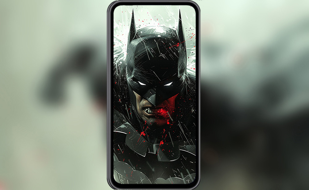 Batman illustration wallpaper 4K HD for PC Desktop mac laptop mobile iphone Phone free download background