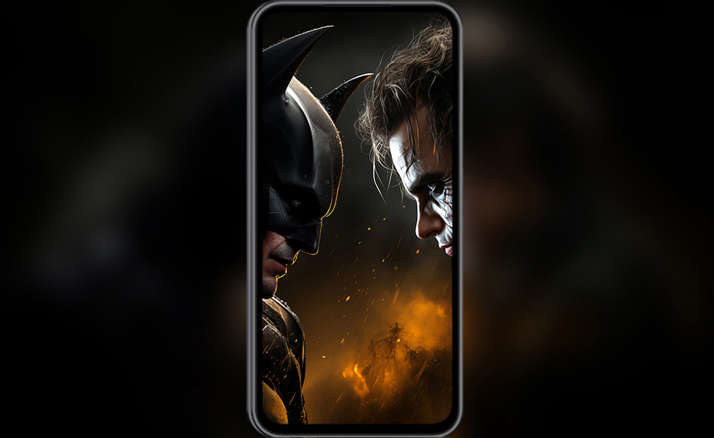 Batman vs Joker DC wallpaper 4K HD for PC Desktop mac laptop mobile iphone Phone free download backgroun