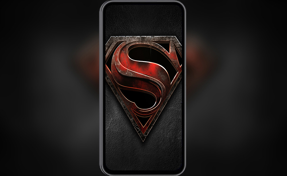 superman logo wallpaper 4K HD for PC Desktop mac laptop mobile iphone Phone free download background