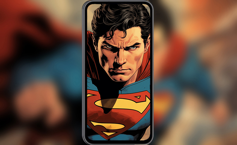 Superman comic Art wallpaper 4K HD for PC Desktop mac laptop mobile iphone Phone free download background ultraHD UHD