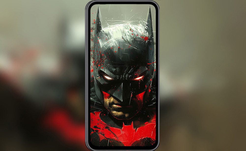 Batman Comics Painting wallpaper 4K HD for PC Desktop mac laptop mobile iphone Phone free download background ultraHD UHD