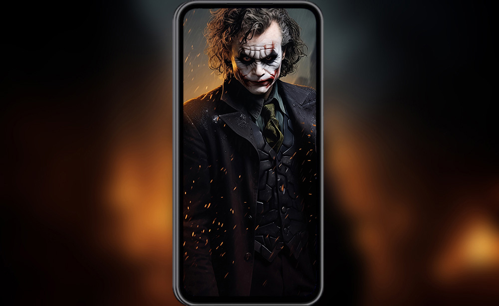 Joker in Gotham City DC wallpaper 4K HD for PC Desktop mac laptop mobile iphone Phone free download background ultraHD UHD