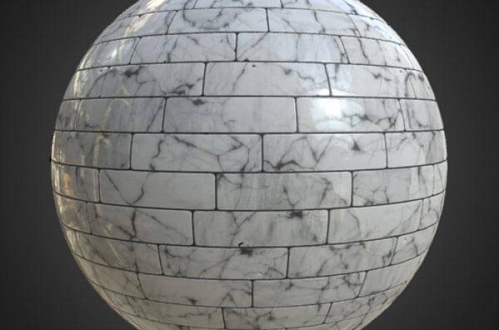 white-marble-wall-3D-textures-free-download-PBR-material-high resolution