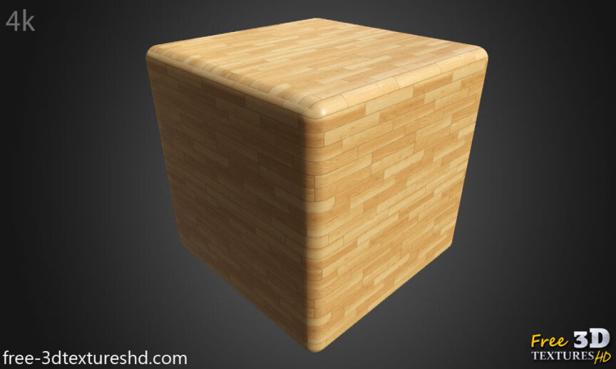 parquet-flooring-3D-texture-seamless-PBR-material-High-Resolution-Free-Download-4k-map-preview-cube-preview