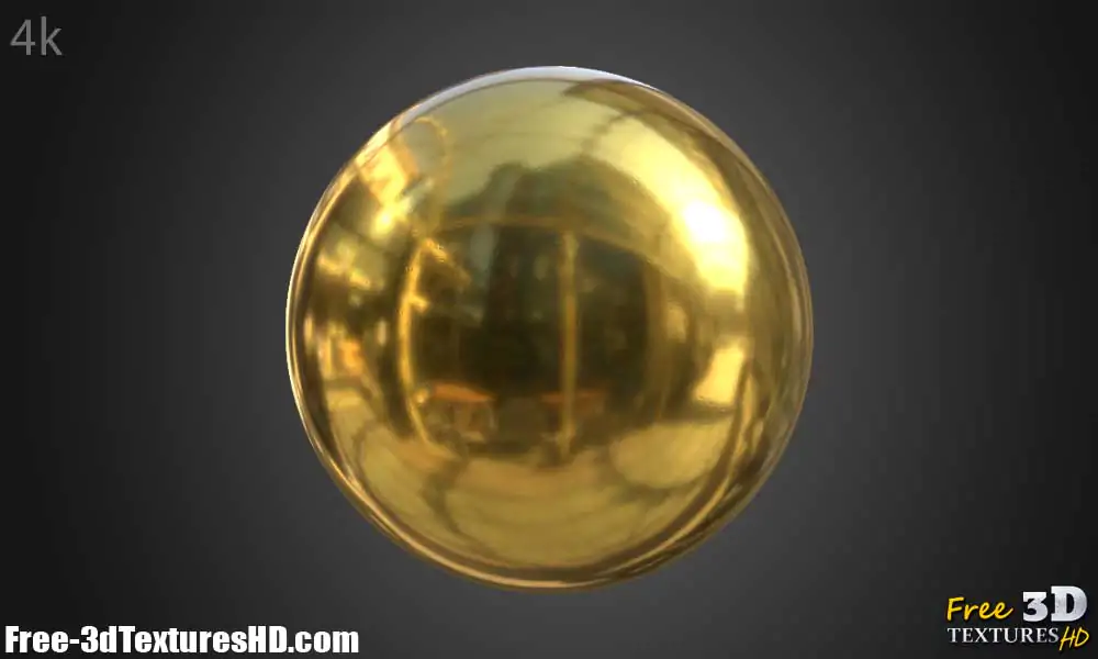 Shiny Gold 3d Texture PBR Material Seamless High Resolution Free ...