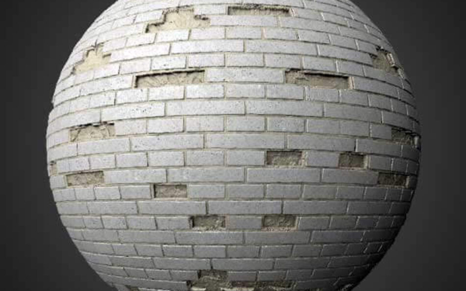 white-Old-Brick-wall-with-unstack-bricks-3D-texture-free-download-background-PBR-material-high-resolution-HD-4k-preview-full