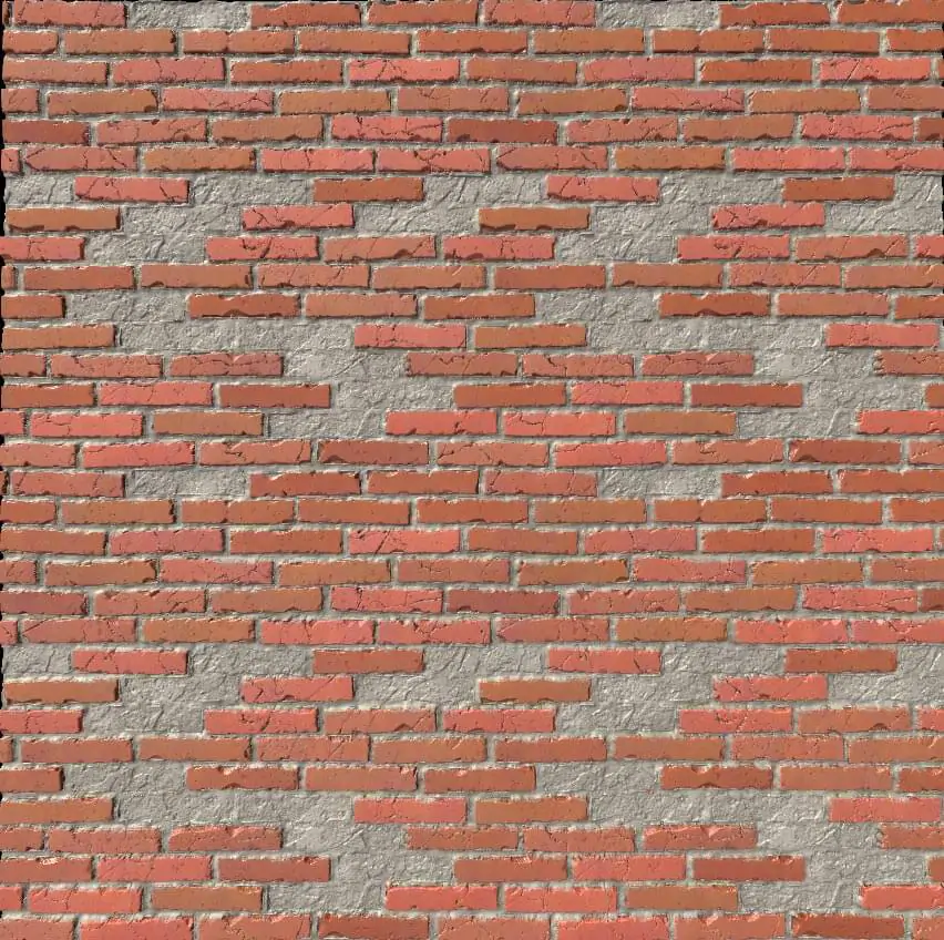 Old Brick wall with unstack bricks 3d texture PBR High Resolution Free ...