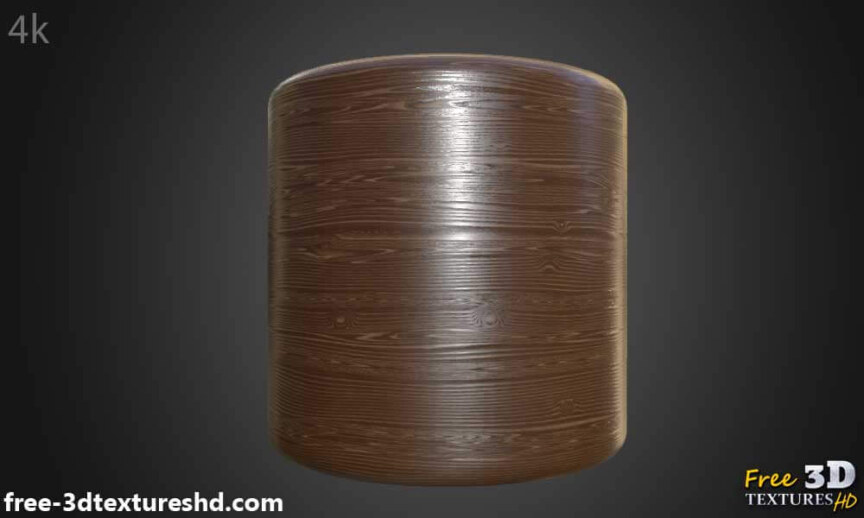 Natural-brown-wood-texture-PBR-material-background-3d-free-download-HD-4K-preview-render-cylindre
