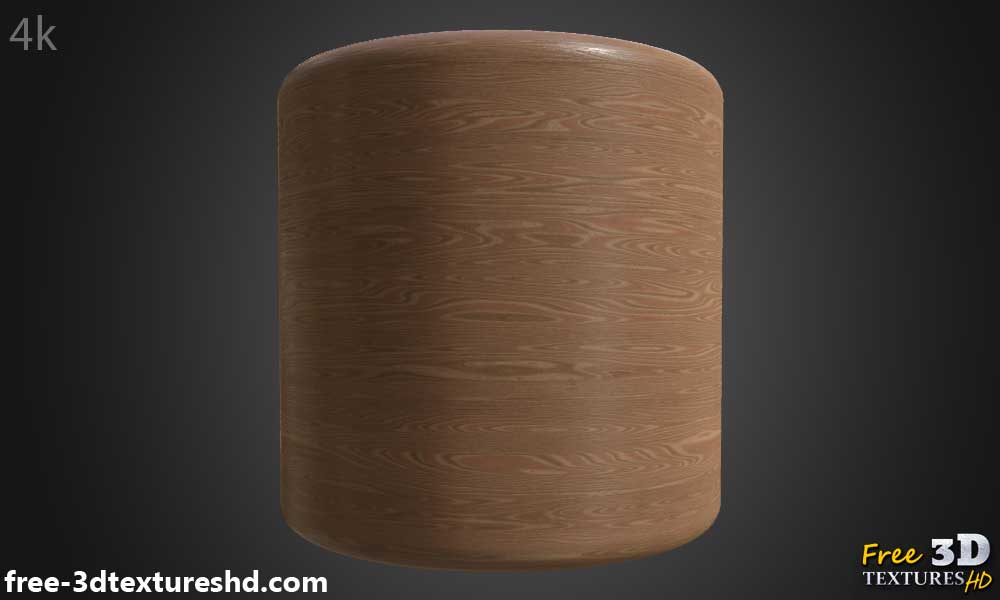simple-brown-wood-texture-PBR-material-background-3d-free-download-HD-4K-preview-render-cylindre