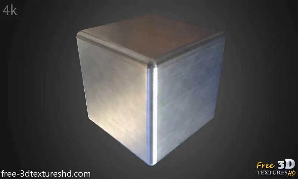 Aluminium Brushed 3D texture PBR material High Resolution Free Download ...