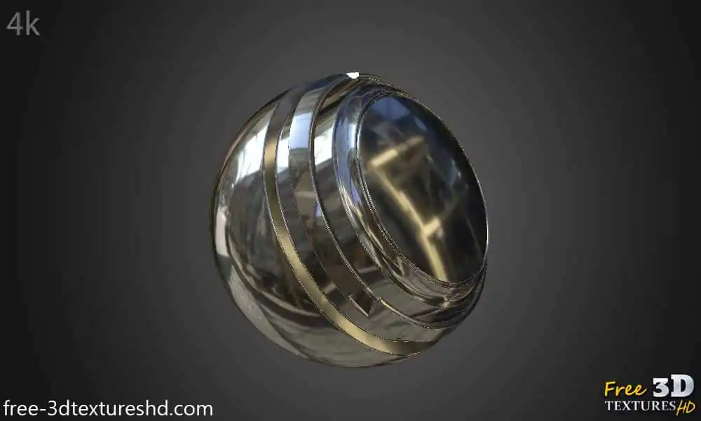 Aluminium Metal Polished 3d texture PBR material High Resolution Free ...