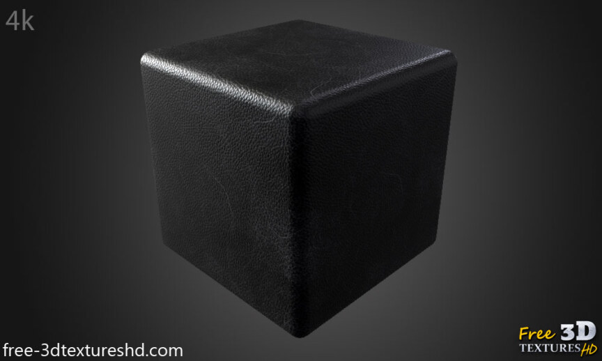 Old-scratched-black-leather-3D-Texture-Fabric-Cuir-Seamless-PBR-material-High-Resolution-Free-Download-HD-4k-cube