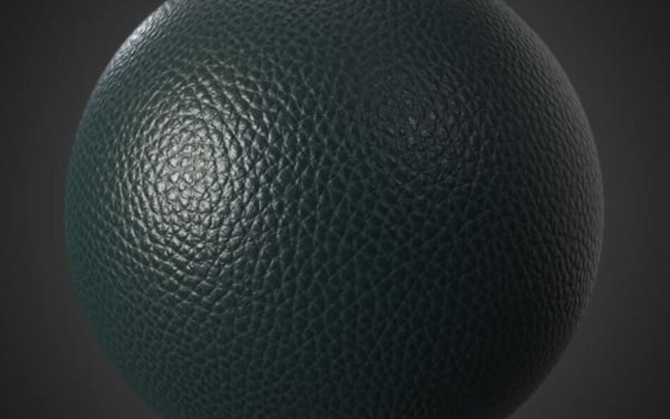 Synthetic-Dark-green-leather-3D-Texture-Fabric-Cuir-Seamless-PBR-material-High-Resolution-Free-Download-HD-4k