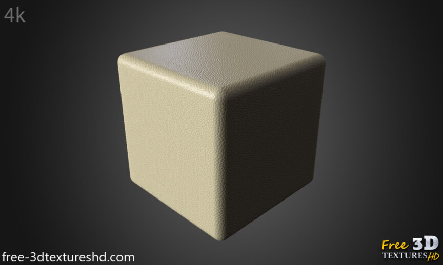 Synthetic-leather-Beige-creamy-3D-Texture-Fabric-Cuir-Seamless-PBR-material-High-Resolution-Free-Download-HD-4k-render-cube