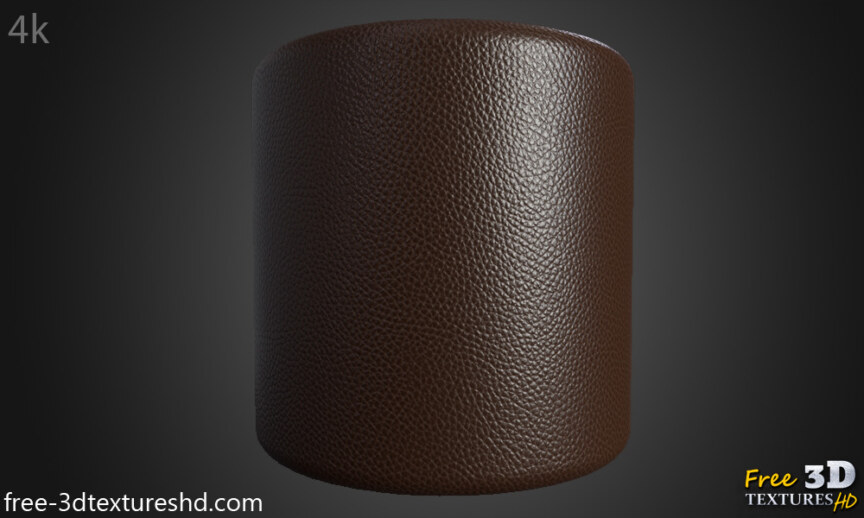 Synthetic-leather-Brown-3D-Texture-Fabric-Cuir-Seamless-PBR-material-High-Resolution-Free-Download-HD-4k-render-cube