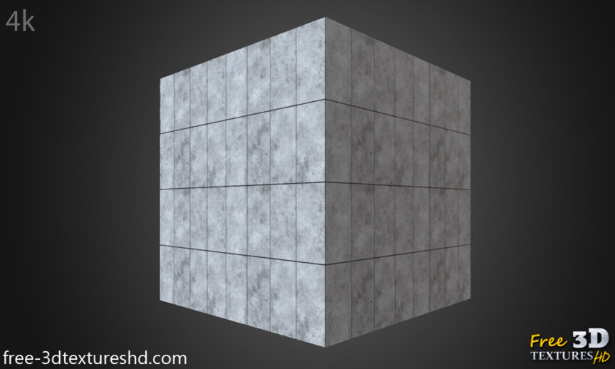 Concrete-panel-precast-PBR-material-3D-texture-High-Resolution-Free-Download-4K
