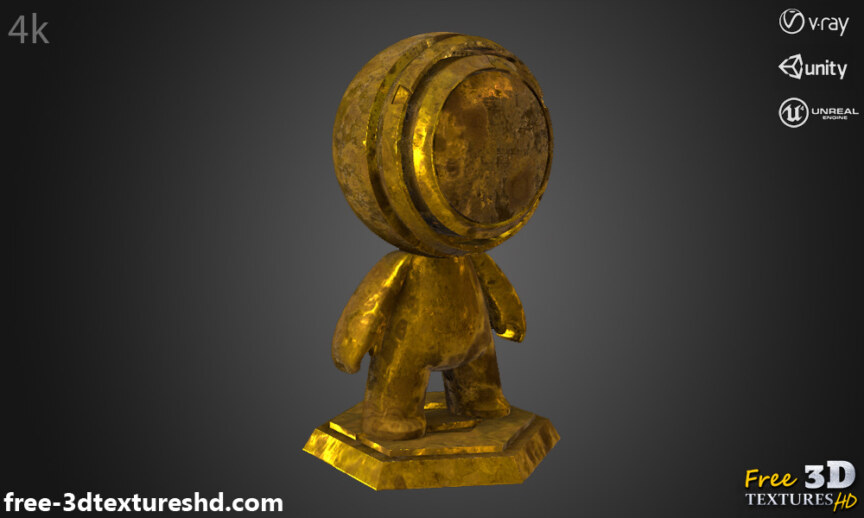 Gold-damaged-3d-texture-PBR-material-background-free-download-HD-4K-Unity-Unreal-Vray-object