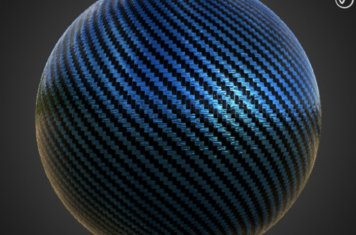 Carbon-fiber-blue-3d-texture-PBR-material-background-free-download-HD-4K-Unity-Unreal-Vray