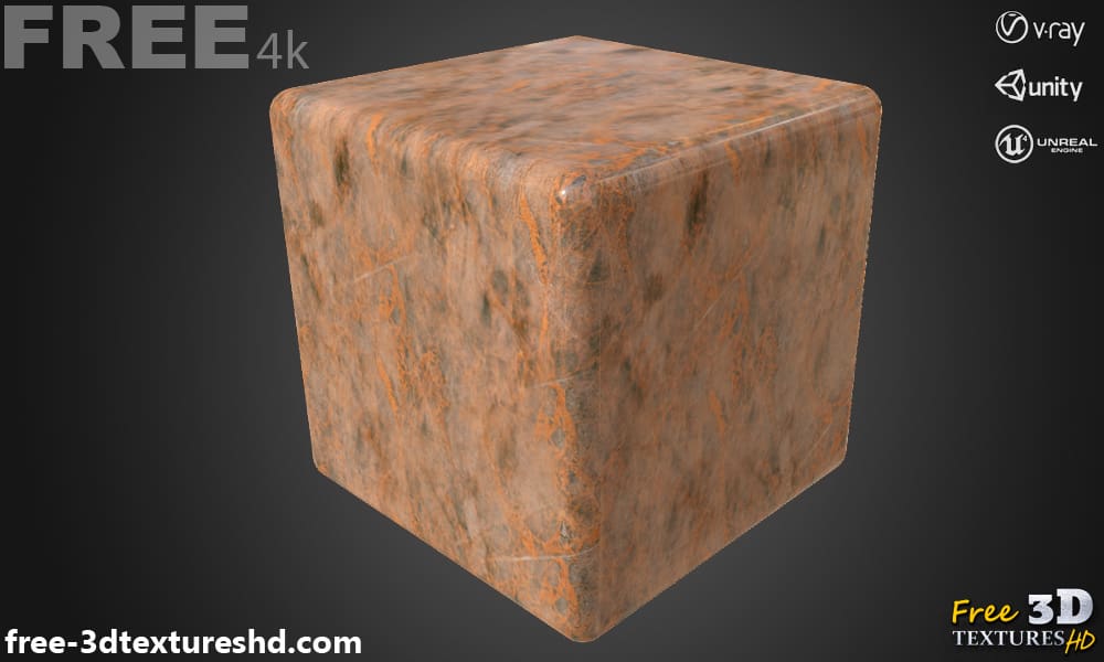 Brown-Marble-PBR-texture-3D-free-download-High-resolution-Unity-Unreal-Vray-render-cube