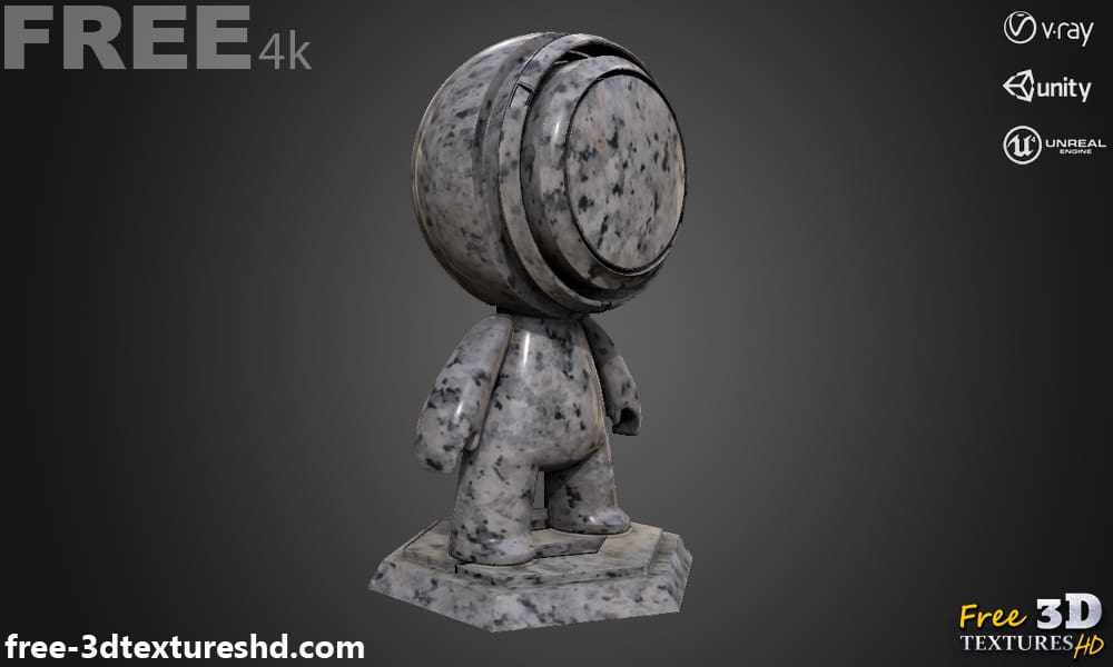 Grey-Granite-Marble-PBR-texture-3D-free-download-High-resolution-Unity-Unreal-Vray-render-object