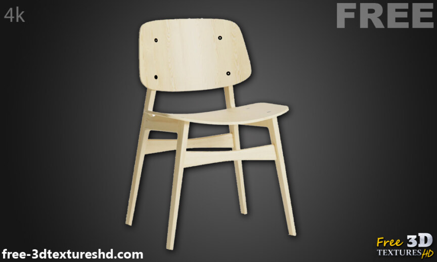 Soborg-chair-Fredericia-3d-model-free-download-CCO-render-preview
