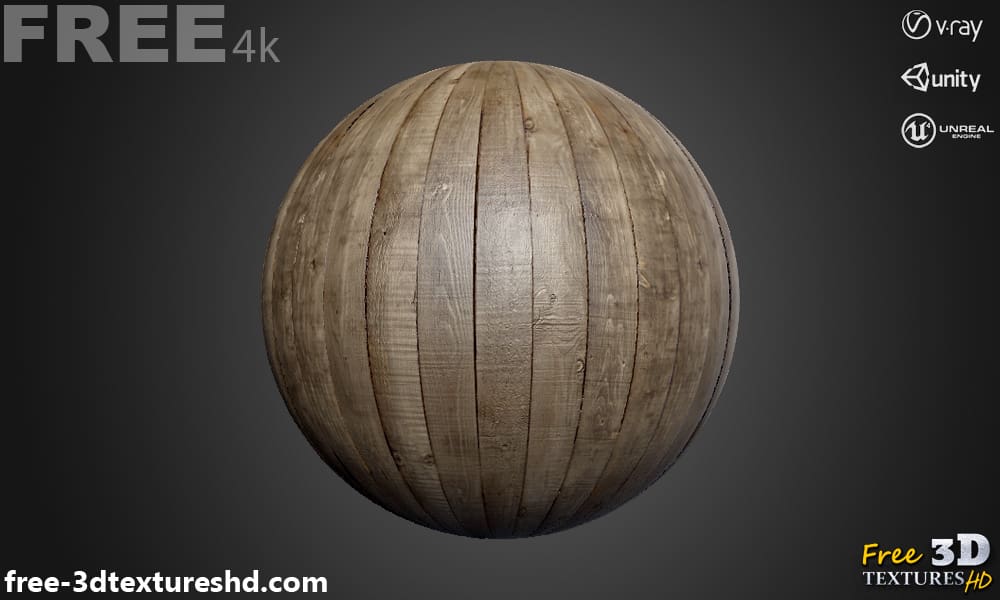 dark-brown-pine-wood-planks-3d-texture-PBR-material-background-free-download-4K-Unity-Unreal-Vray-render